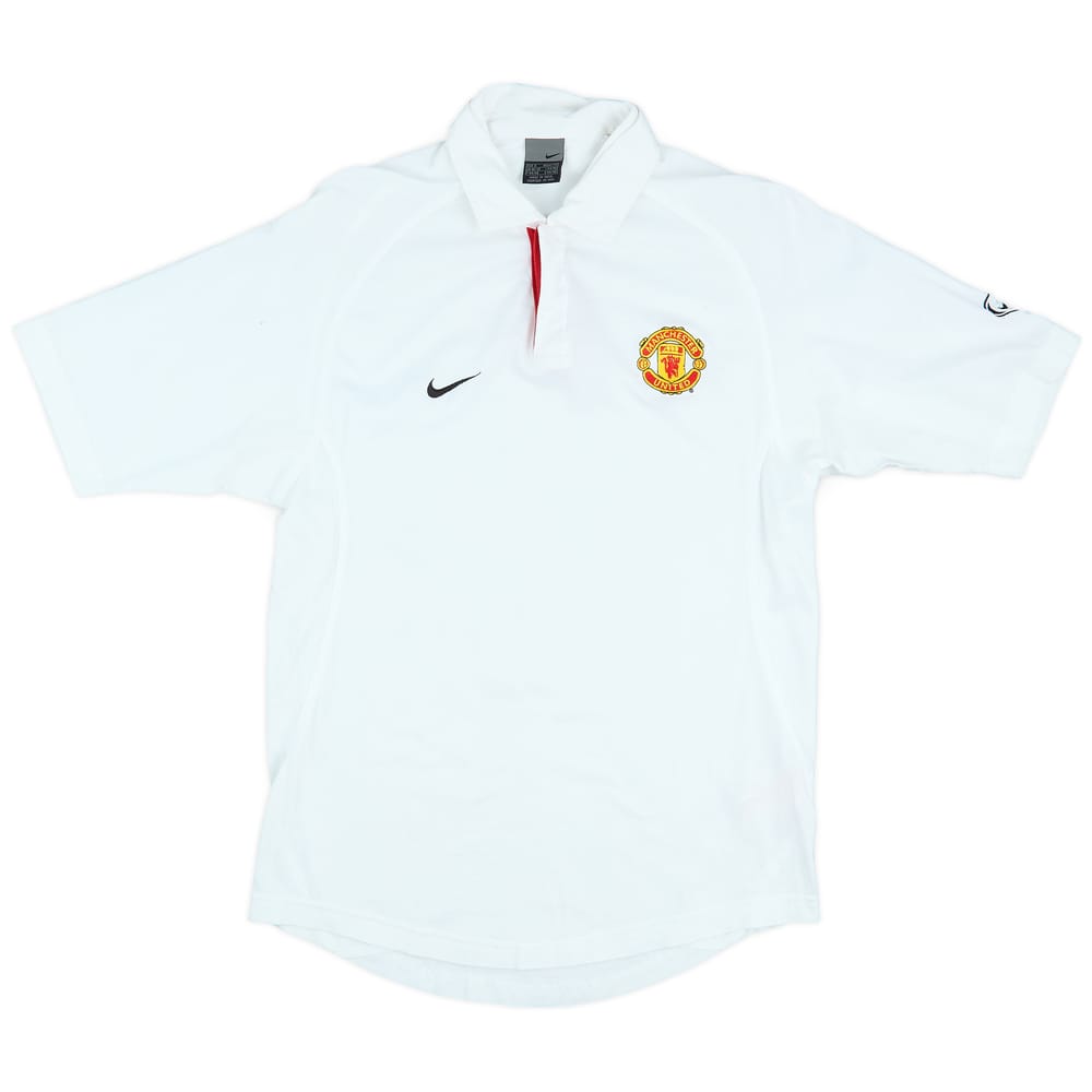 2003-04 Manchester United Nike Polo Shirt - 9/10 - (S)