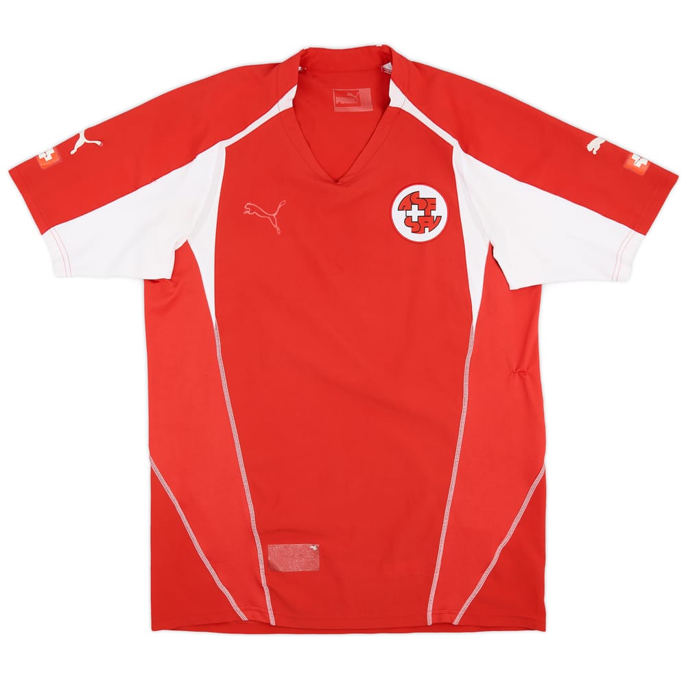 2004-06 Switzerland Home Shirt - 4/10 - (L)