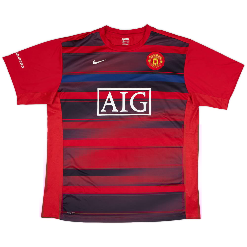 2009-10 Manchester United Nike Training Shirt - 9/10 - (XXL)