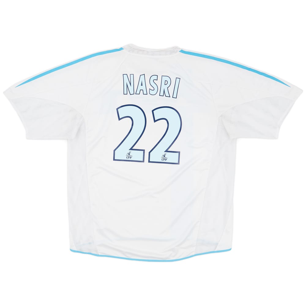 2004-05 Olympique Marseille Home Shirt Nasri #22 - 8/10 - (XL)