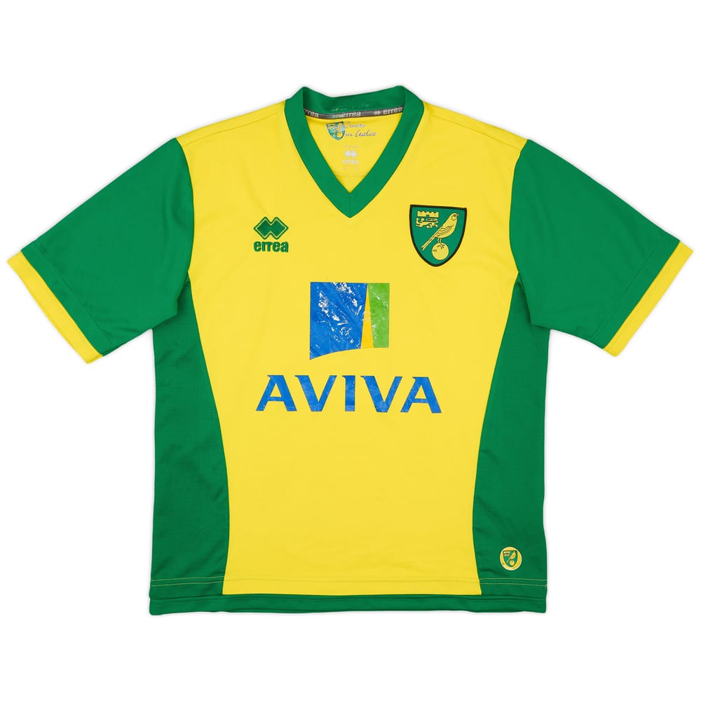 2013-14 Norwich Home Shirt - 5/10 - (S)