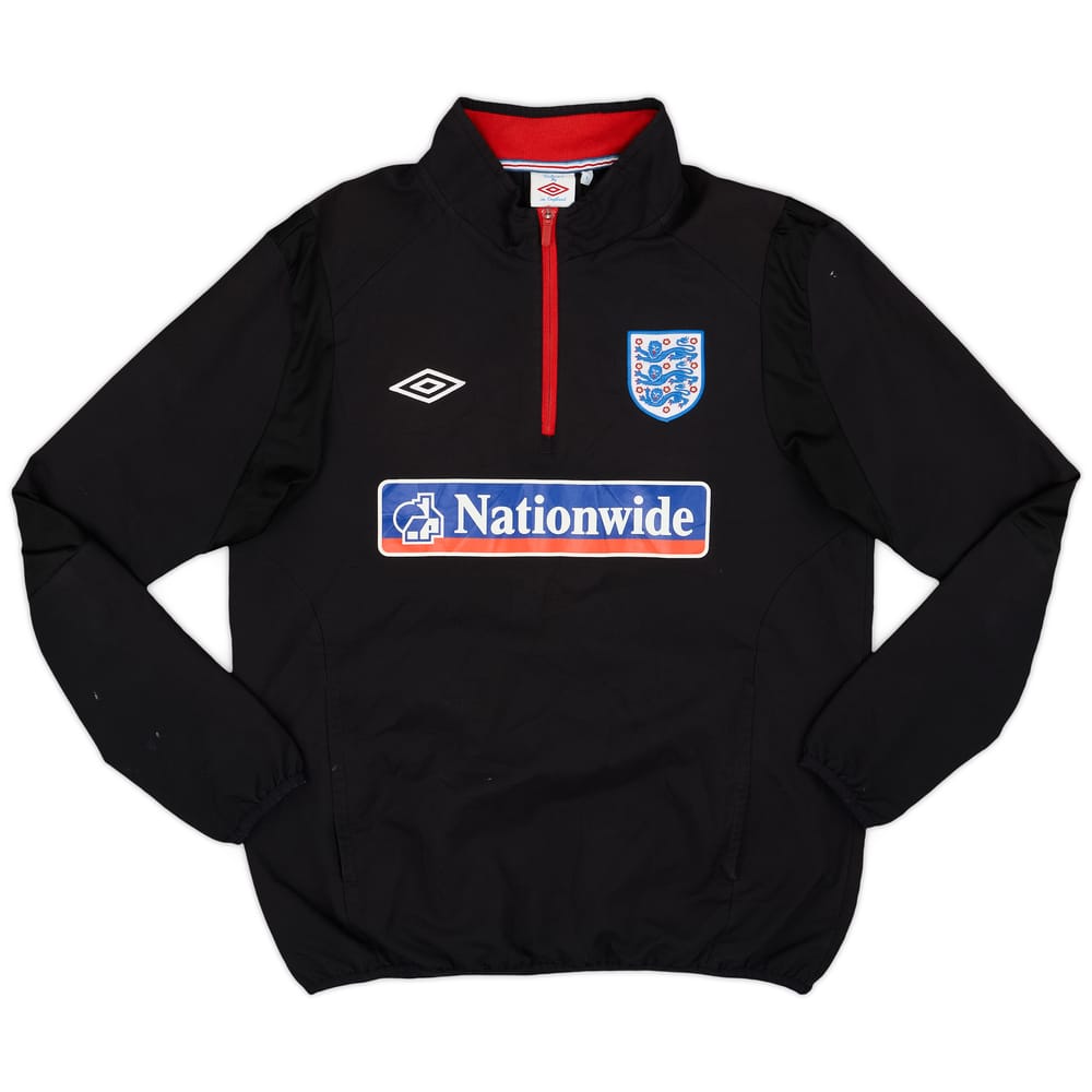 2010-11 England Umbro 1/4 Zip Drill Top - 6/10 - (L)
