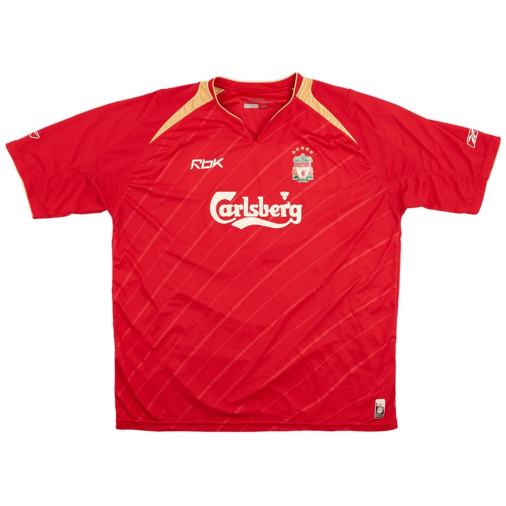 2005-06 Liverpool CL Home Shirt - 4/10 - (XXL)