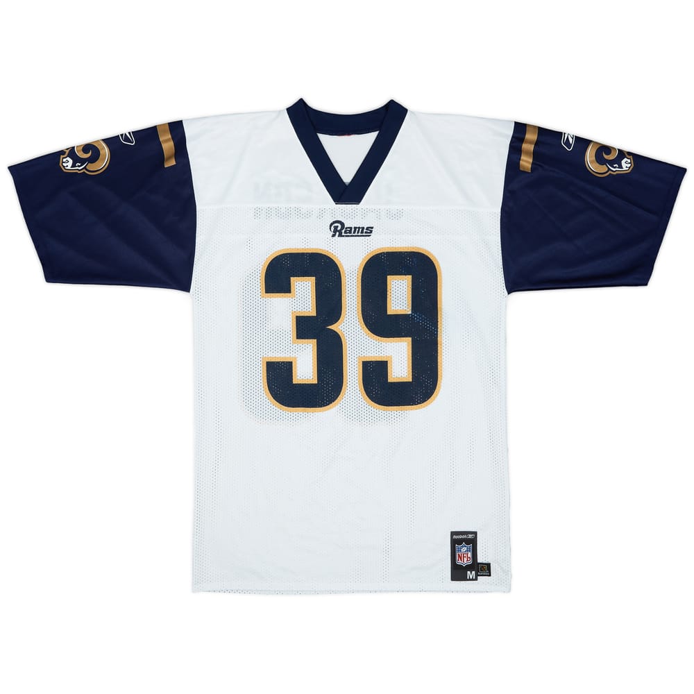 2005-06 St Louis Rams Jackson #39 Reebok Replica Away Jersey - 6/10 - (M)