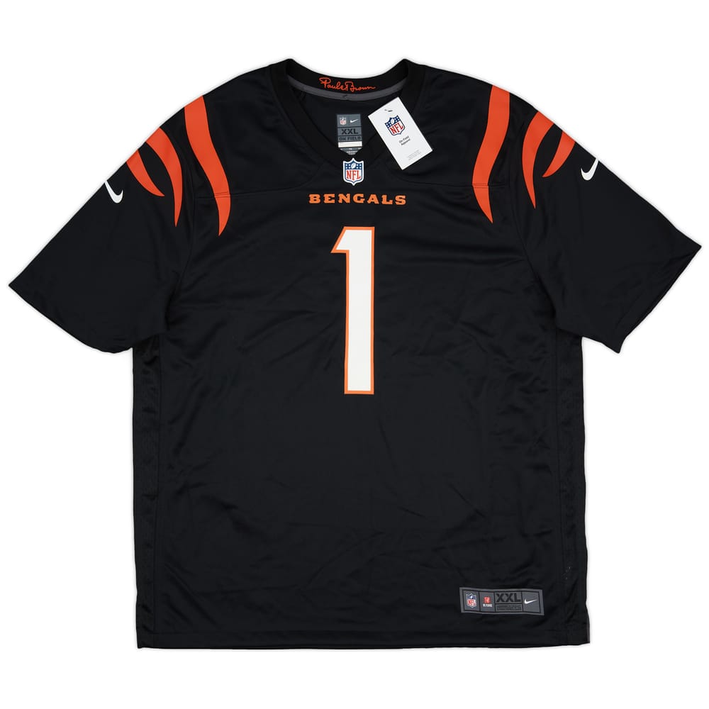 2021-24 Cincinnati Bengals Chase #1 Nike Game Home Jersey (XXL)