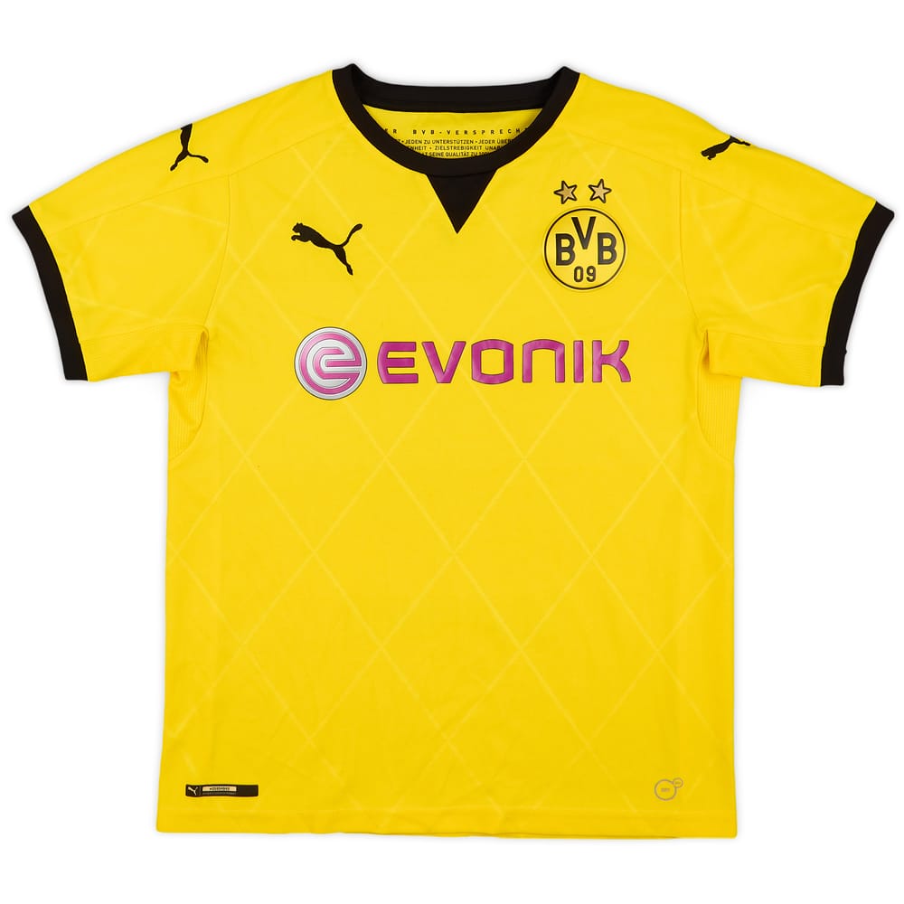 2015-16 Dortmund European Home Shirt - 8/10 - (L.Boys)