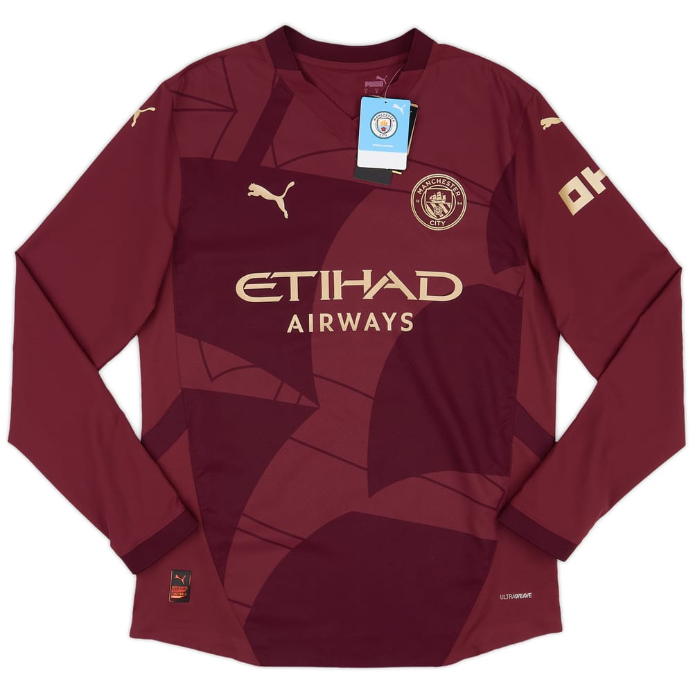 2024-25 Manchester City Authentic Third L/S Shirt