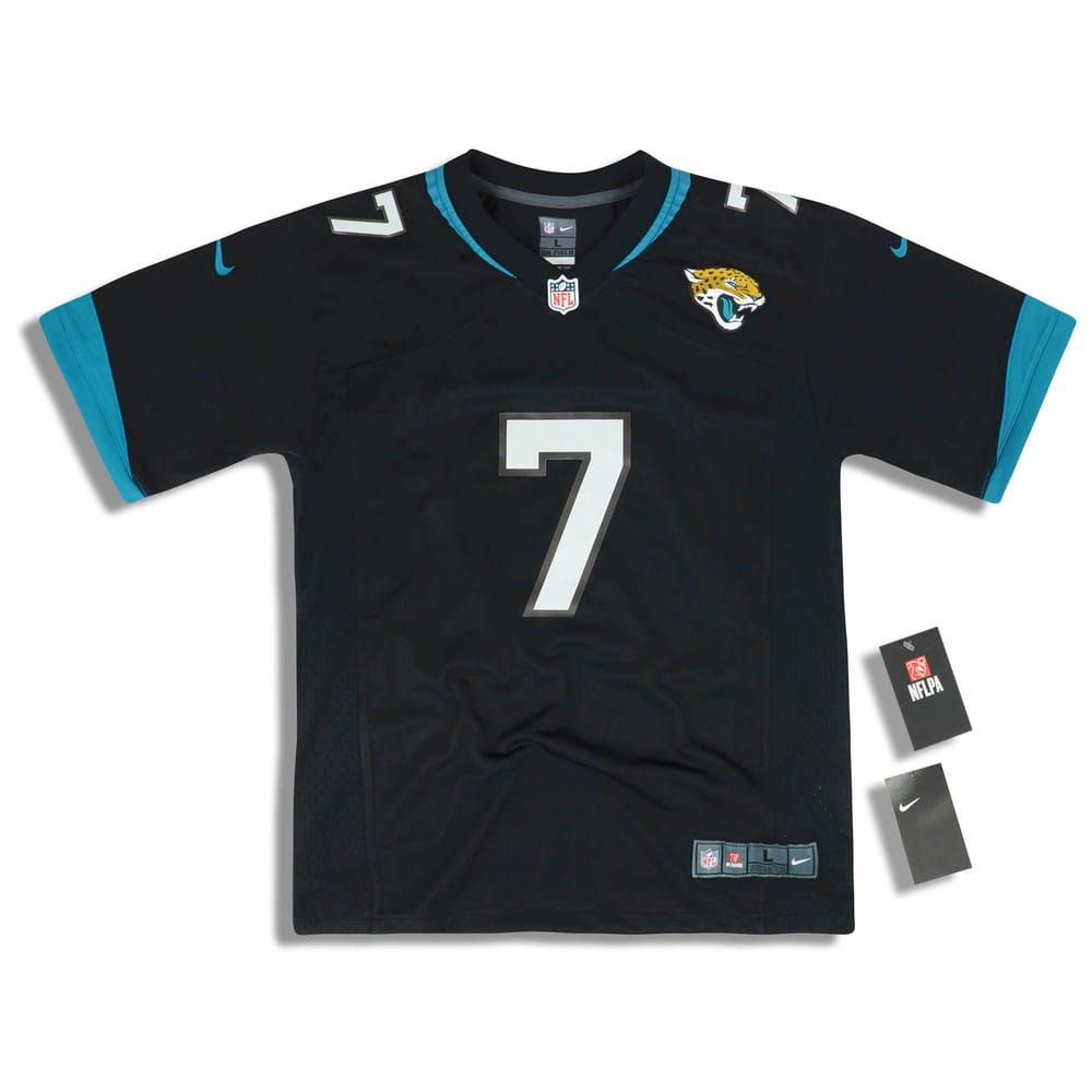 2019 Jacksonville Jaguars Foles #7 Nike Game Jersey (Home) Y - W/Tags