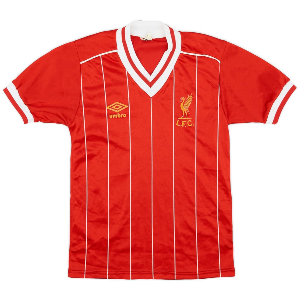 1982-85 Liverpool Home Shirt - 9/10 - (L.Boys)