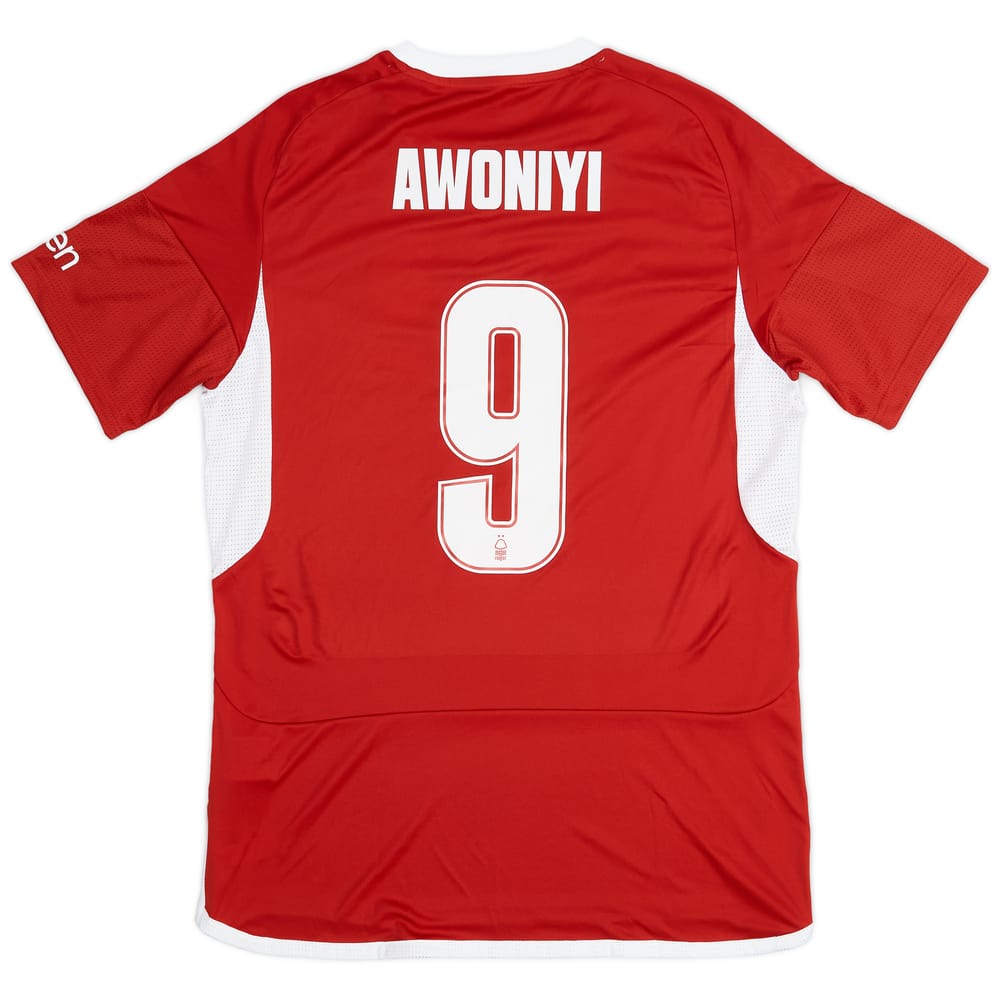 2023-24 Nottingham Forest Match Issue FA Cup Home Shirt Awoniyi #9