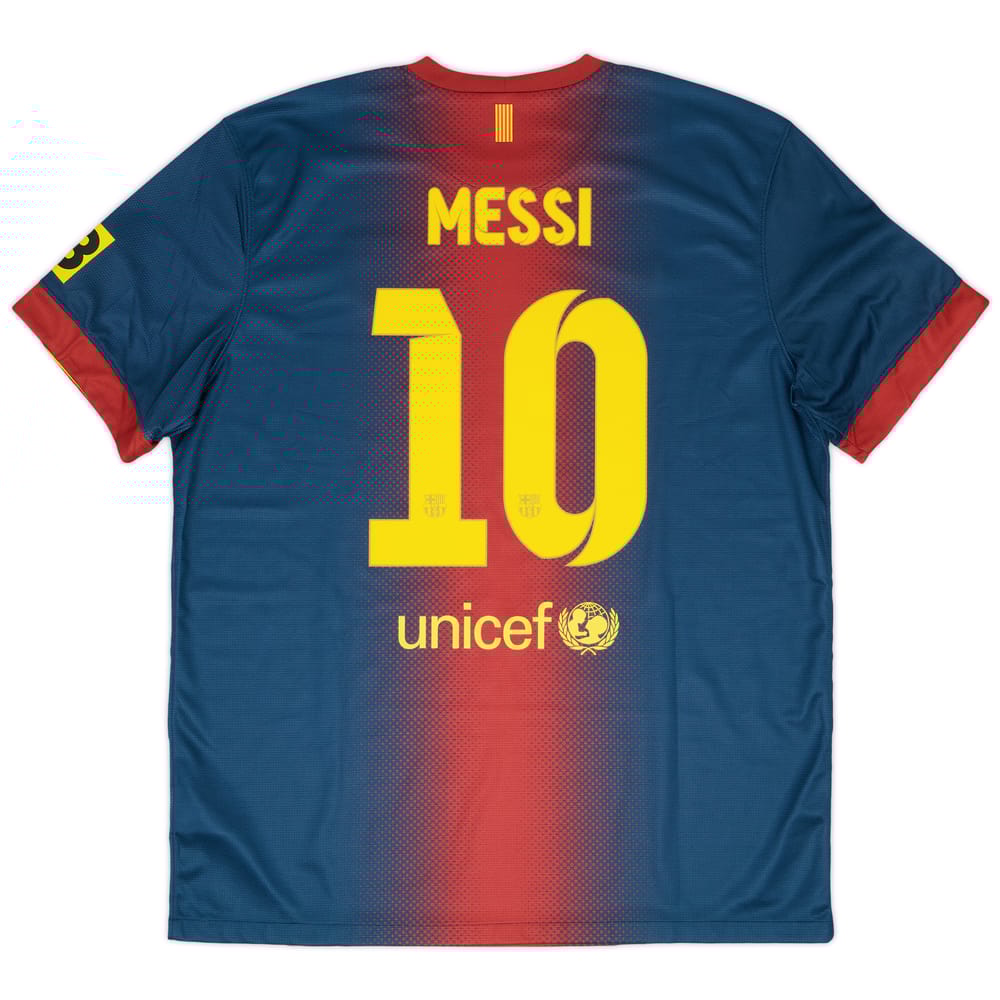 2012-13 Barcelona Home Shirt Messi #10 (XL)