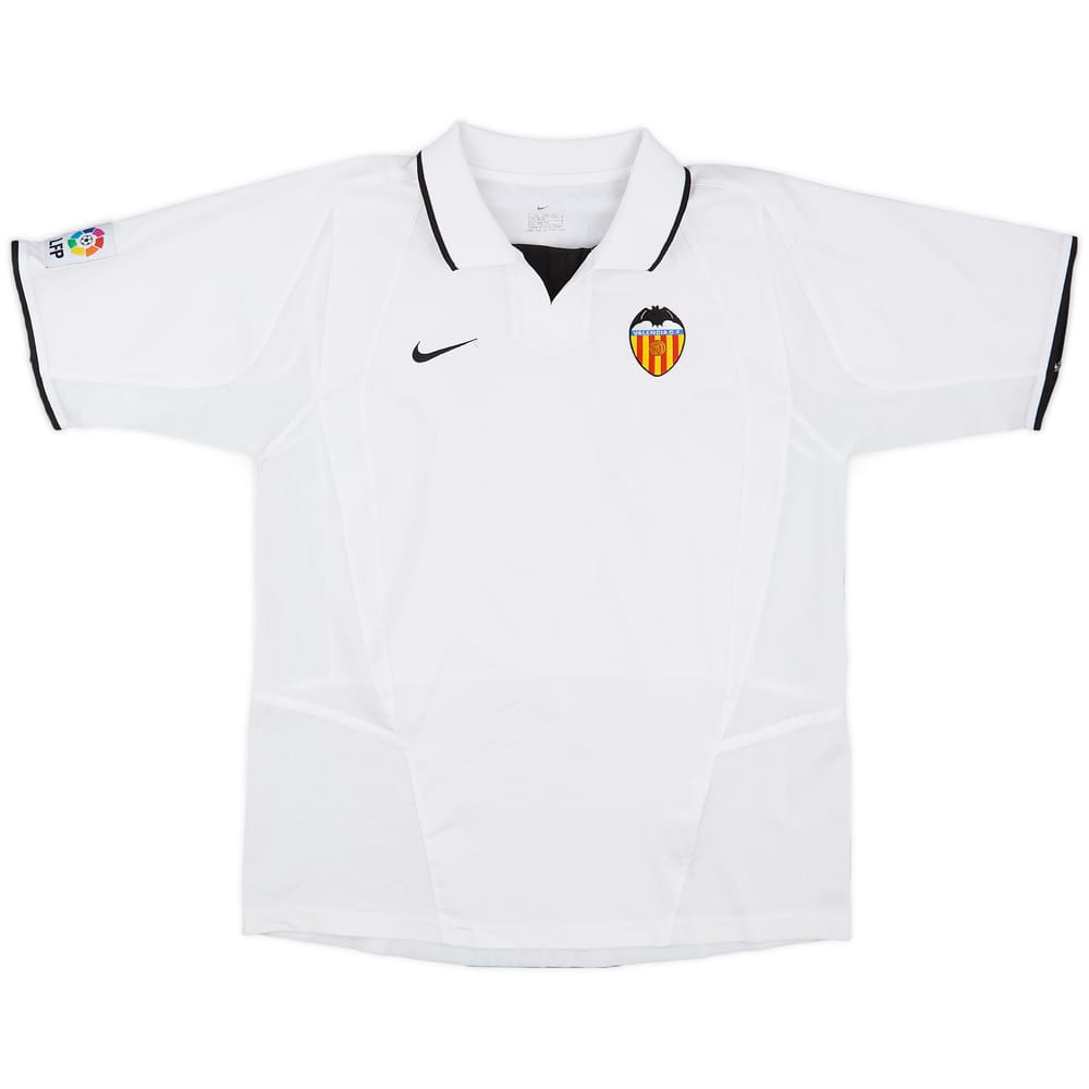 2002-03 Valencia Home Shirt - 5/10 - (XL.Boys)