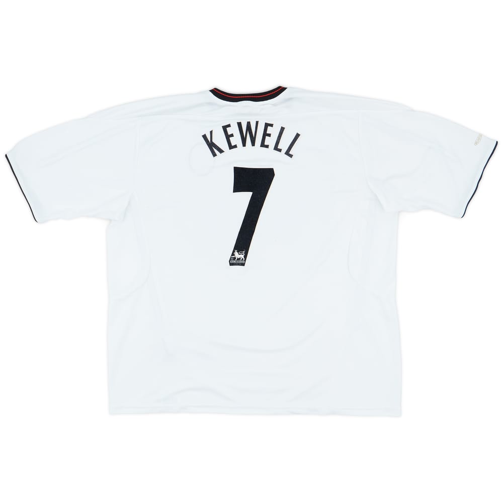 2003-04 Liverpool Away Shirt Kewell #7 - 8/10 - (XXL)