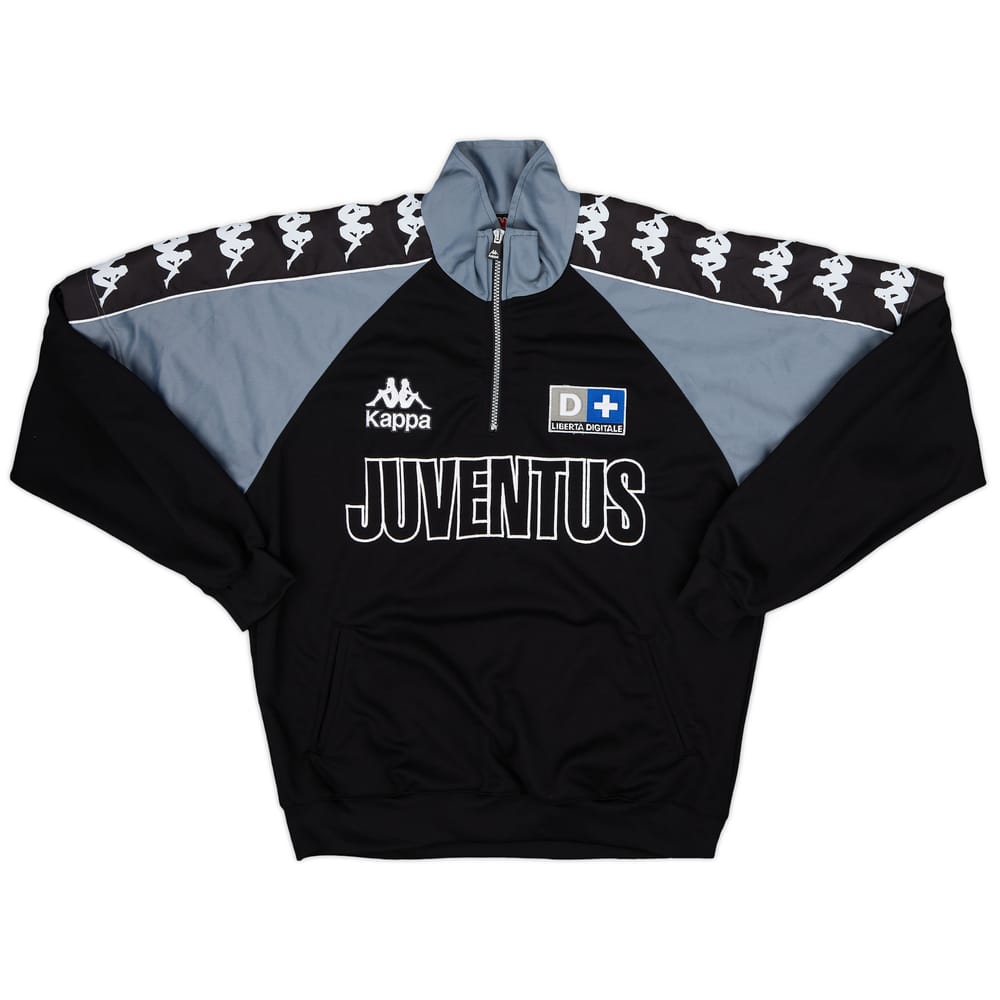 1998-99 Juventus Kappa 1/4 Zip Track Jacket - 9/10 - (L)