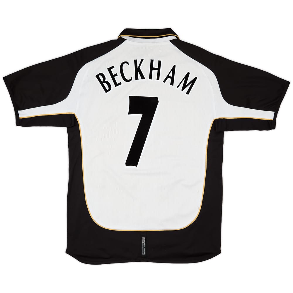 2001-02 Manchester United Centenary Away/Third Shirt Beckham #7 - 6/10 - (L)
