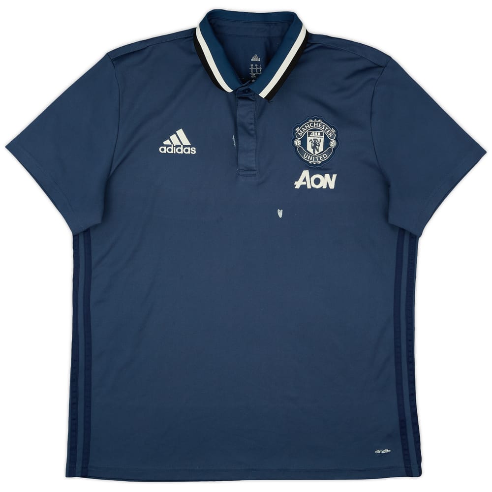 2016-17 Manchester United adidas Polo Shirt - 5/10 - (XL)