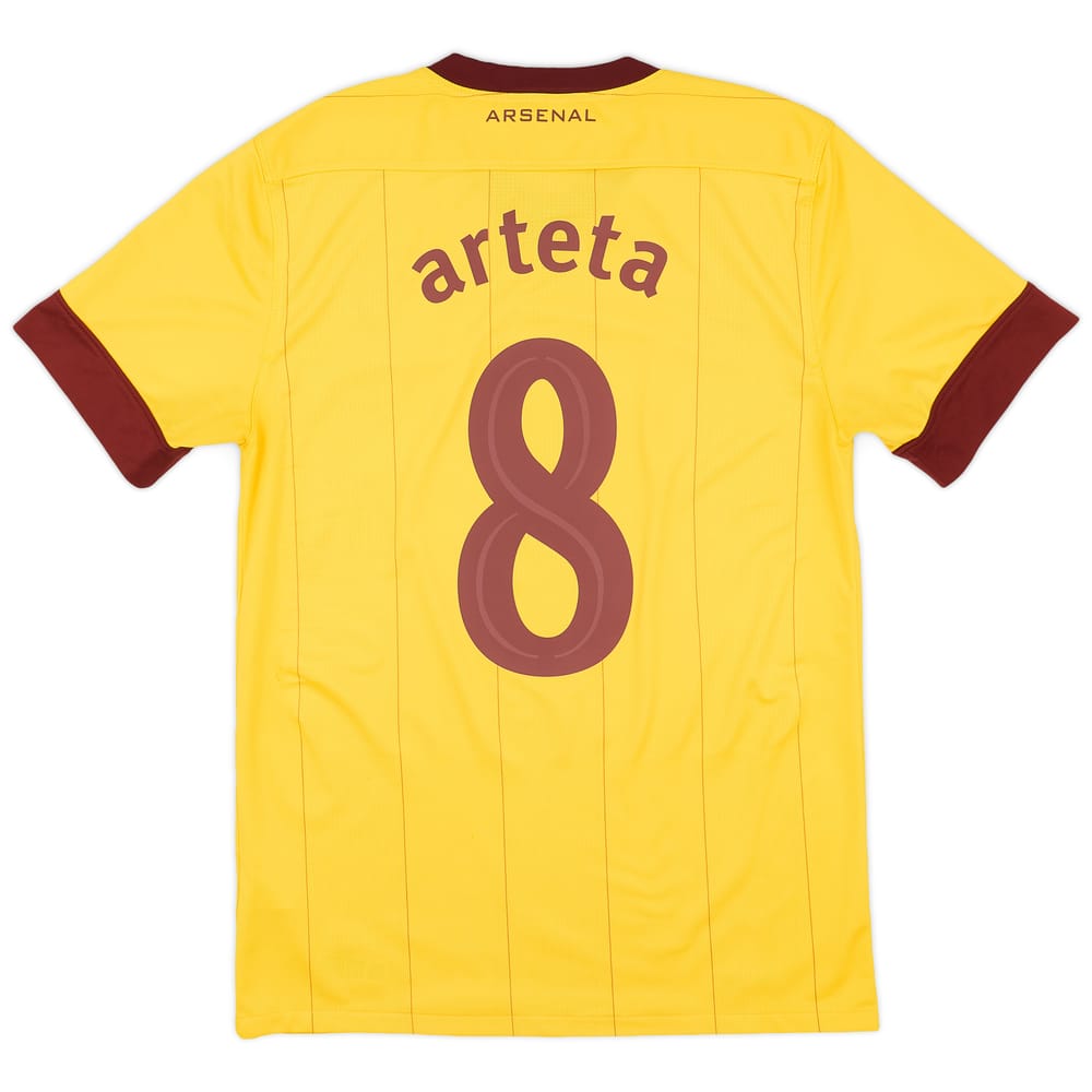 2010-13 Arsenal Away Shirt Arteta #8 - 8/10 - (S)