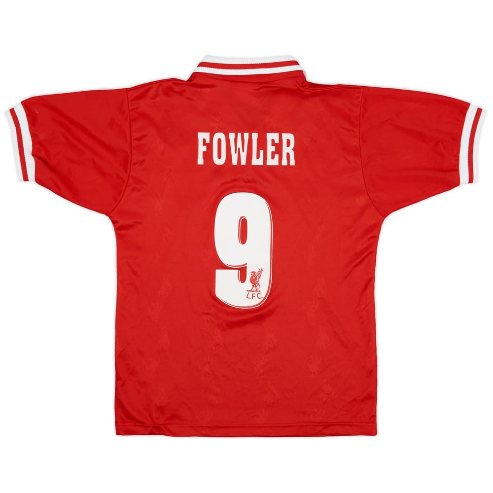 1996-98 Liverpool Home Shirt Fowler #9 - 9/10 - (S)