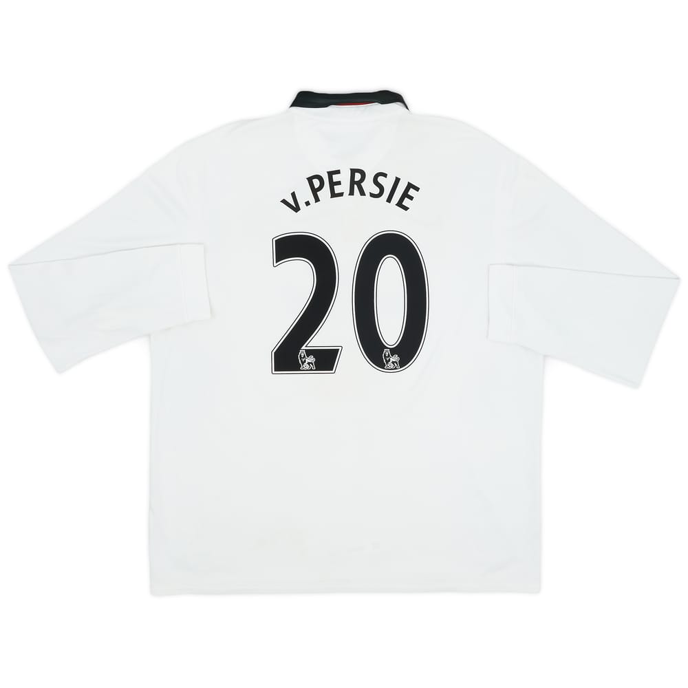 2014-15 Manchester United Away L/S Shirt v.Persie #20 - 7/10 - (XXL)