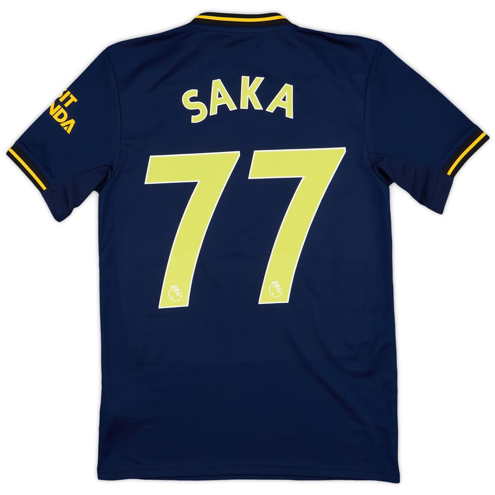 2019-20 Arsenal Third Shirt Saka #77 (XS)