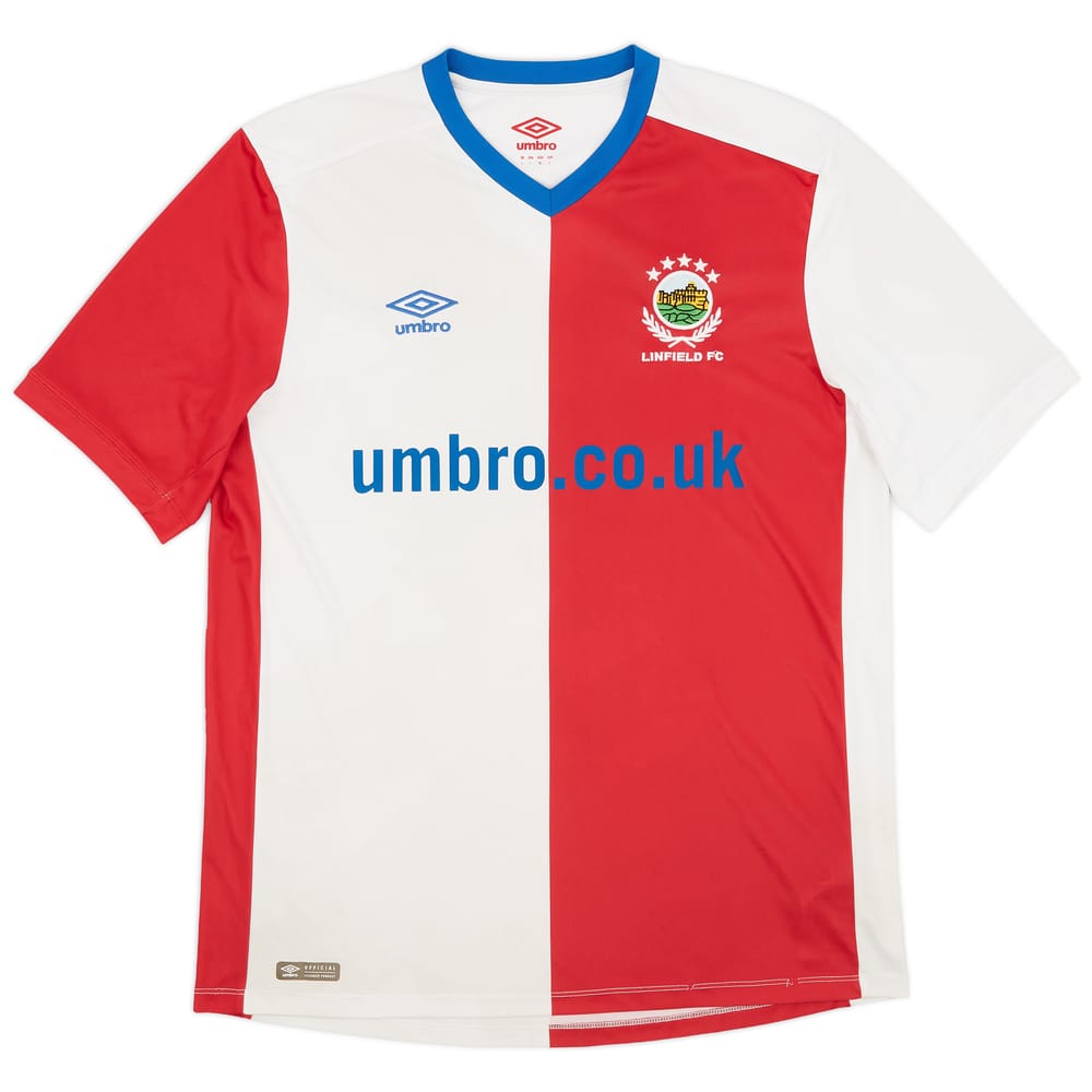2018-19 Linfield Away Shirt - 5/10 - (L)