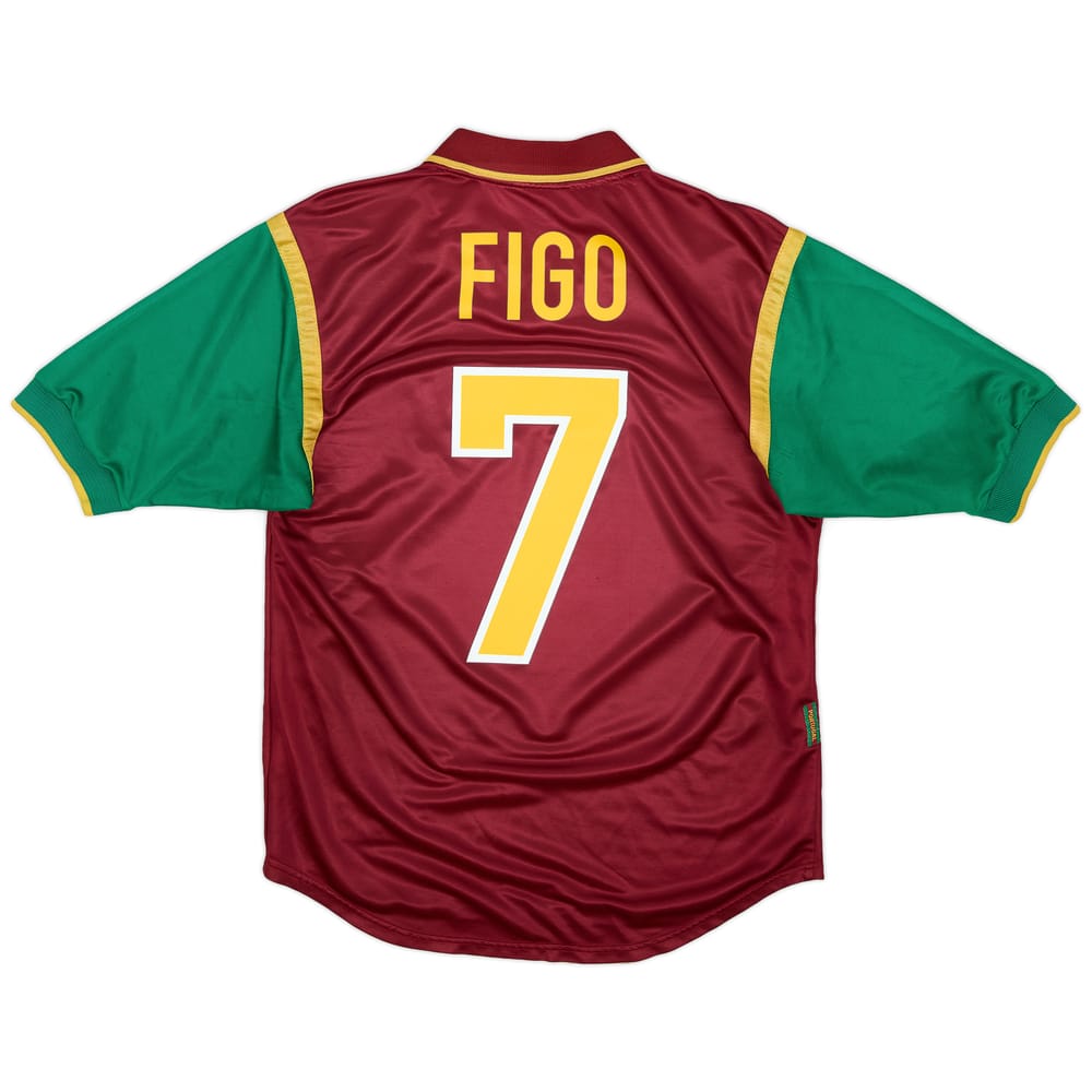 1999-00 Portugal Home Shirt Figo #7 - 6/10 - (S)
