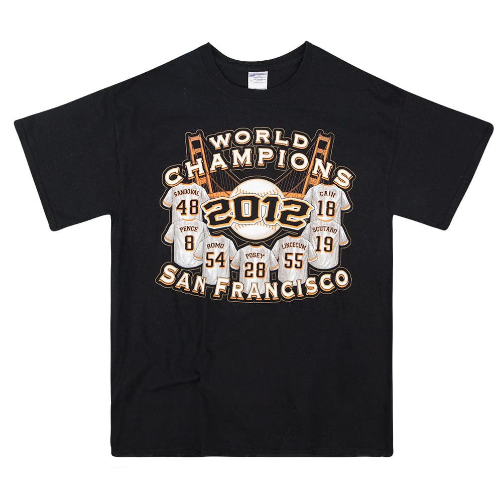2012 San Francisco Giants World Series Champions Gildan Graphic Tee L
