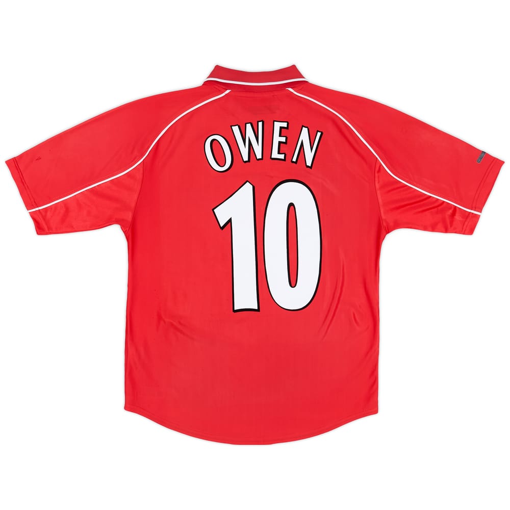 2000-02 Liverpool Home Shirt Owen #10 - 5/10 - (M)