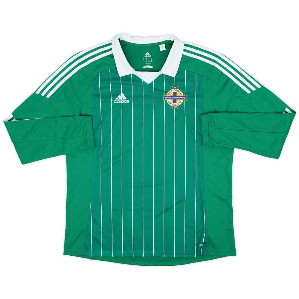 2012-13 Northern Ireland Home L/S Shirt - 7/10 - (XL)
