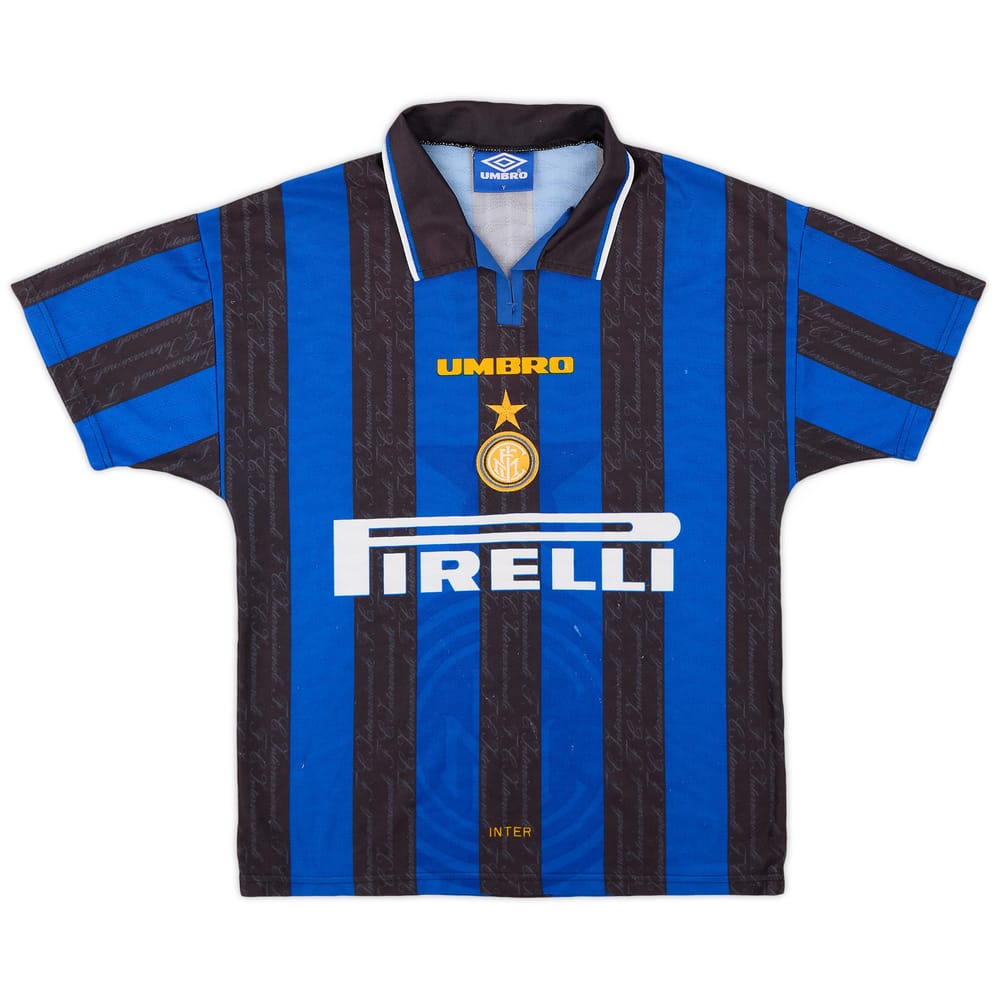 1996-97 Inter Milan Home Shirt - 7/10 - (Y)