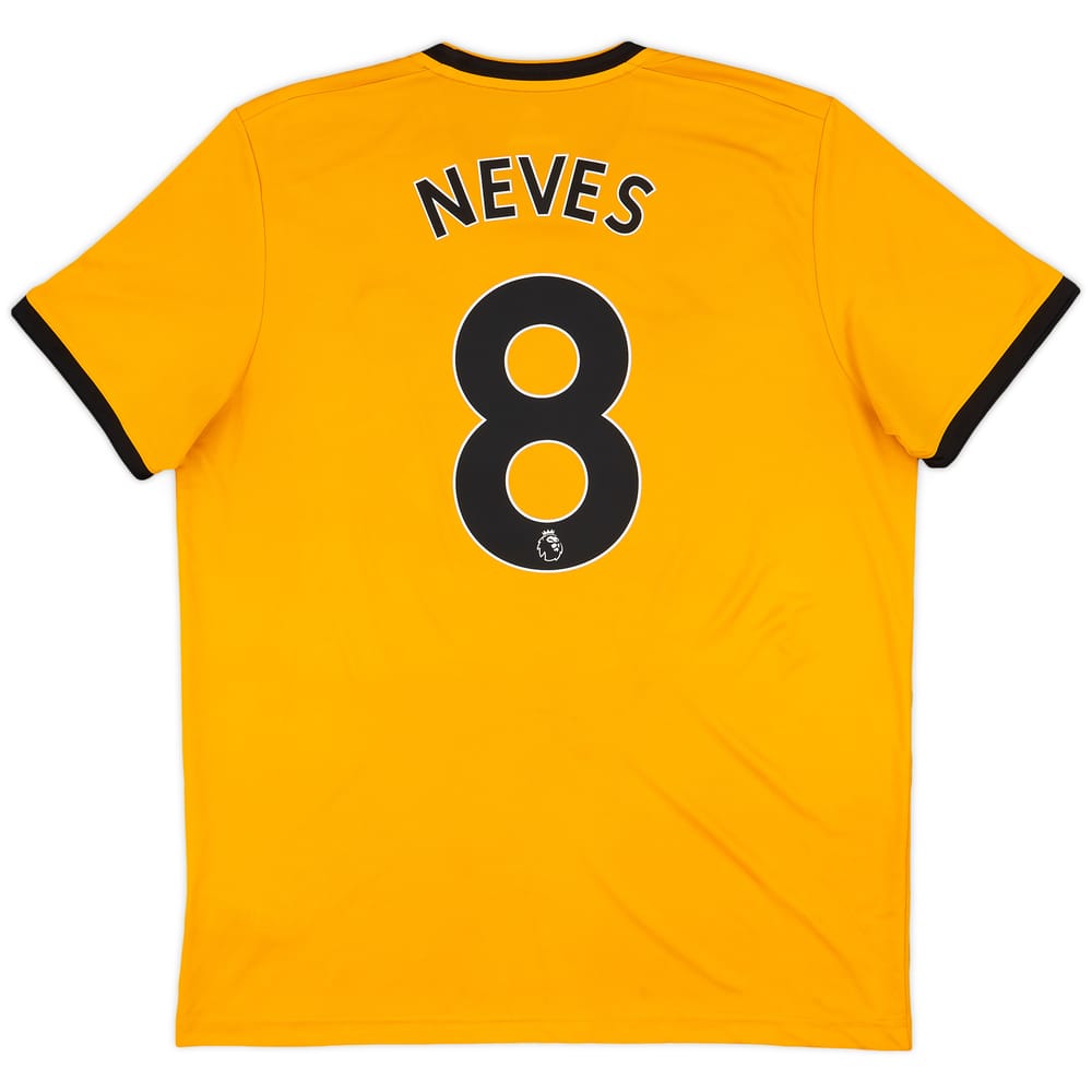 2018-19 Wolves Home Shirt Neves #8 - 8/10 - (XL)
