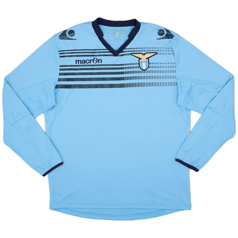 2013-14 Lazio Macron Training L/S Shirt - 8/10 - (S)