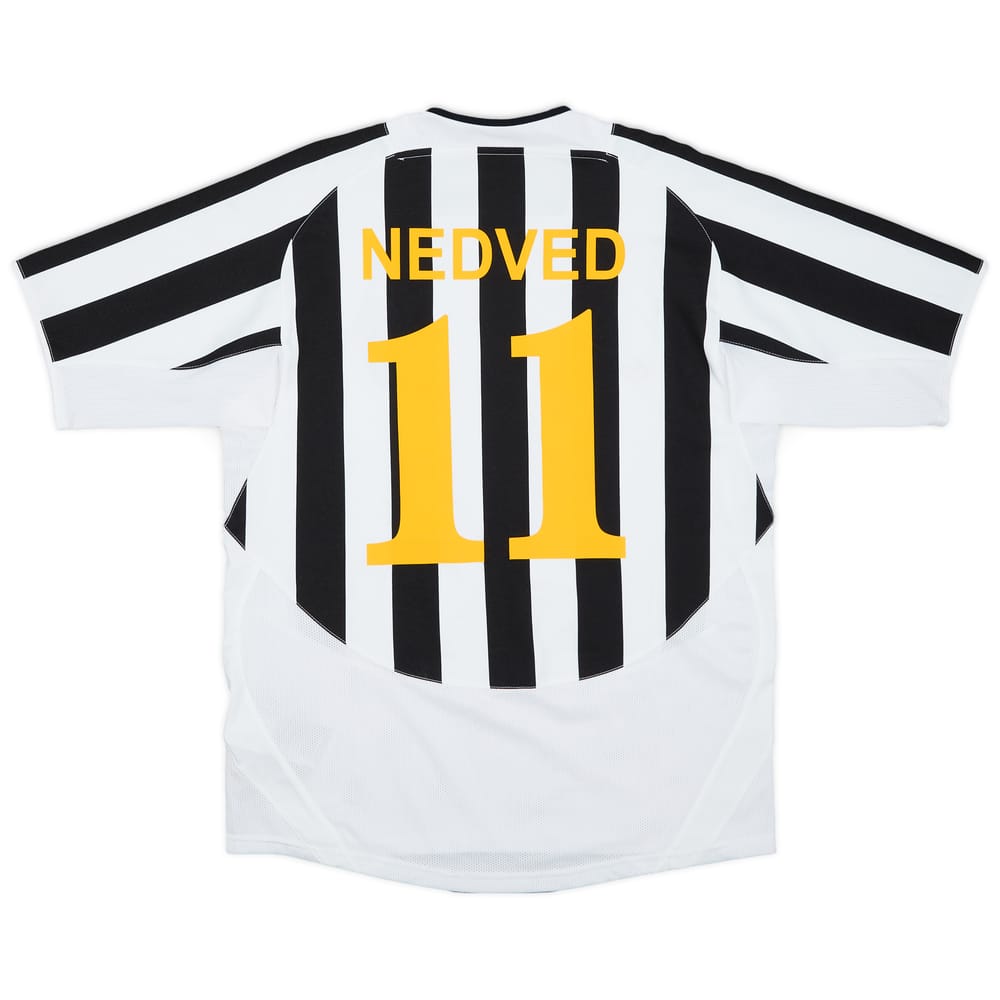 2003-04 Juventus Home Shirt Nedved #11 - 9/10 - (XL.Boys)