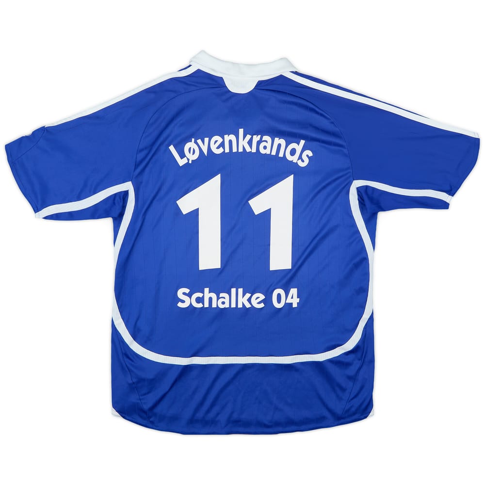 2006-07 Schalke Home Shirt Lovenkrands #11 - 7/10 - (XL.Boys)