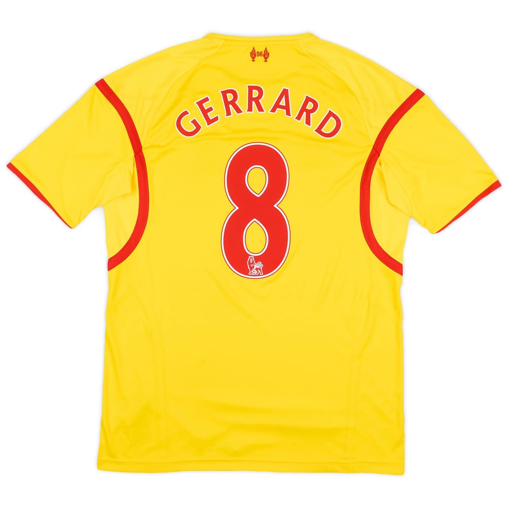 2014-15 Liverpool Away Shirt Gerrard #8 - 8/10 - (M)