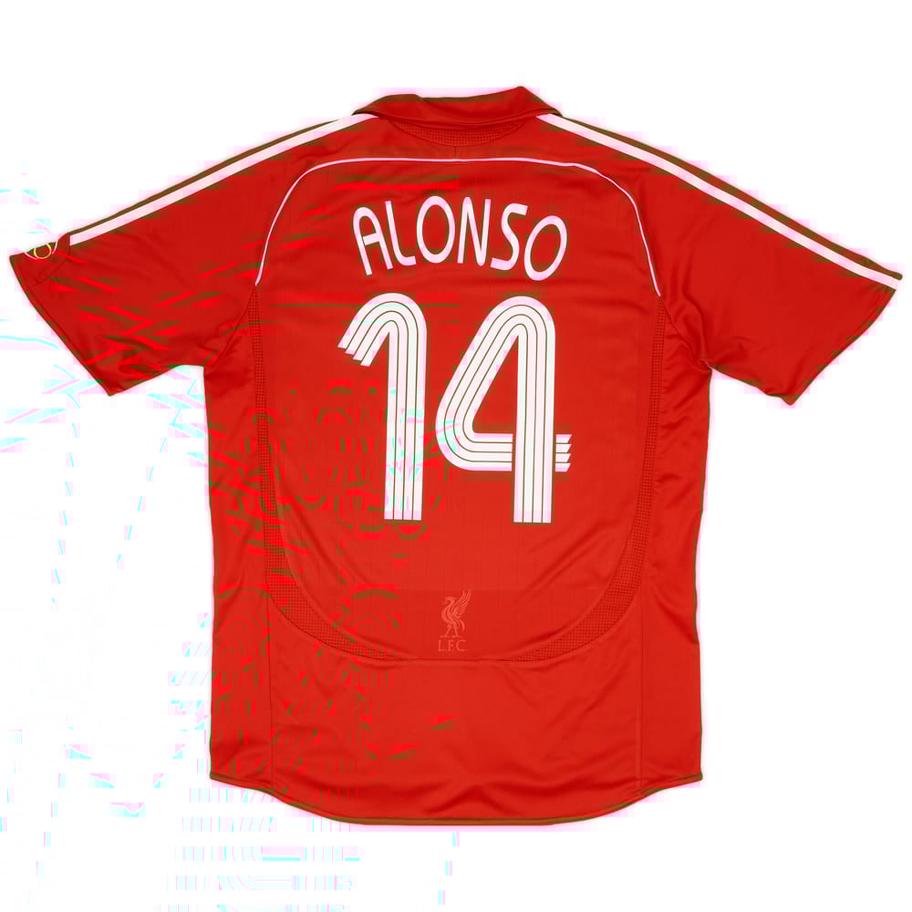 2006-08 Liverpool Home Shirt Alonso #14 - 5/10 - (L)