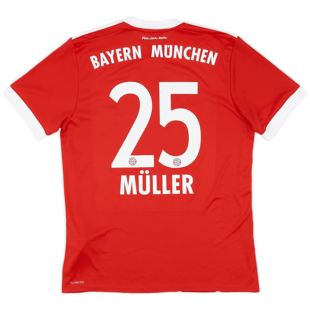 2017-18 Bayern Munich Home Shirt Muller #25