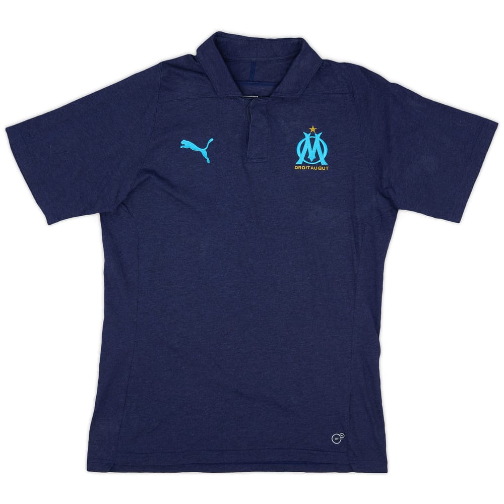 2018-19 Olympique Marseille Puma Polo Shirt - 7/10 - (L)