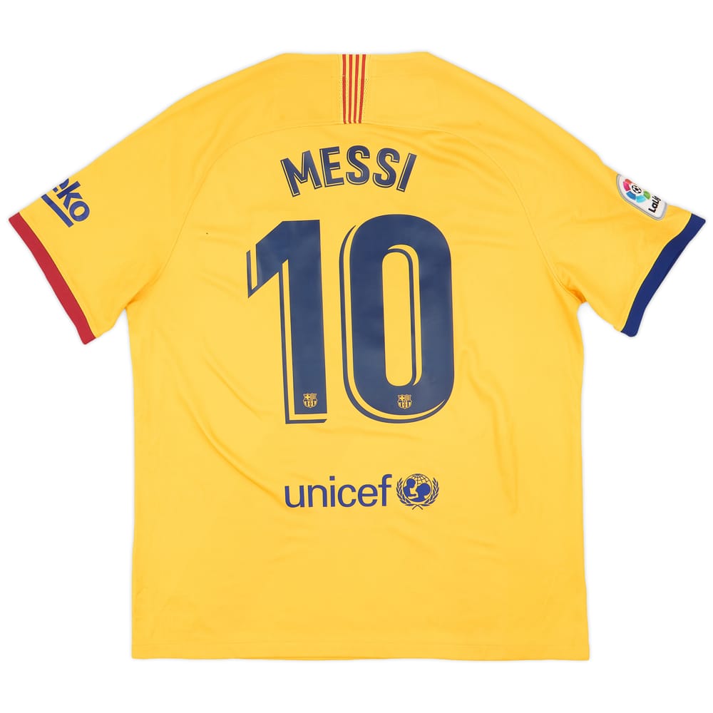 2019-20 Barcelona Away Shirt Messi #10 - 6/10 - (XL)