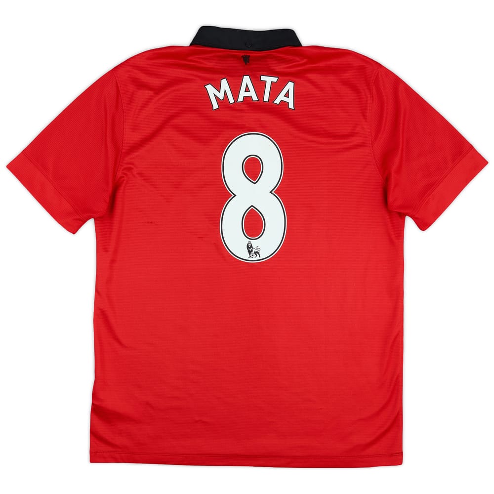 2013-14 Manchester United Home Shirt Mata #8 - 8/10 - (L)