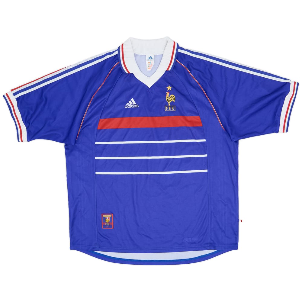 1998-00 France Home Shirt - 8/10 - (XL)
