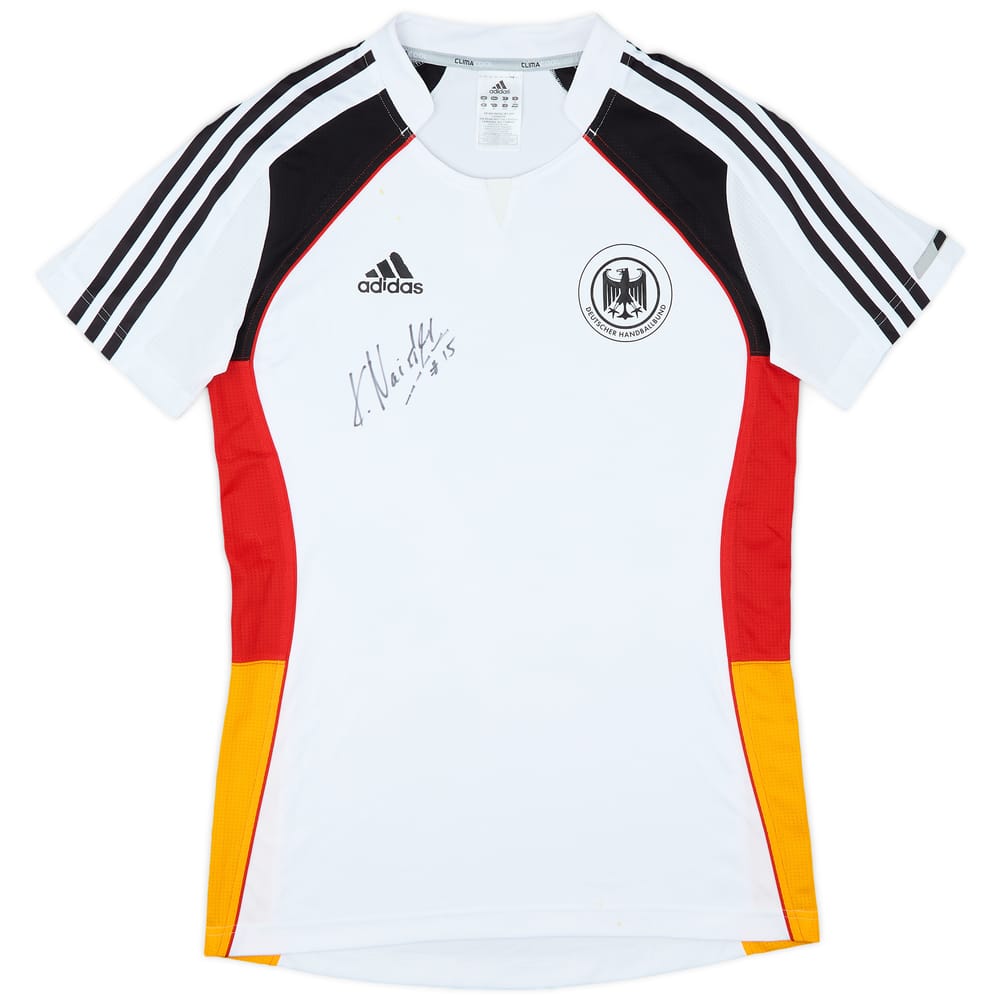 2009-10 Germany Handball Signed Home Shirt - 6/10 - (Women's XL)