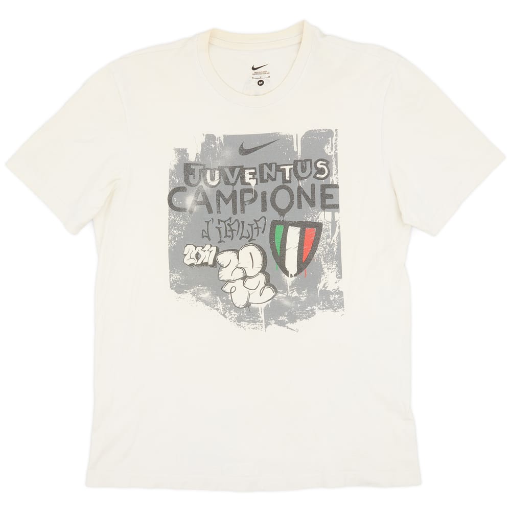 2011-12 Juventus 'Campione d'Italia' Graphic Tee - 6/10 - (M)