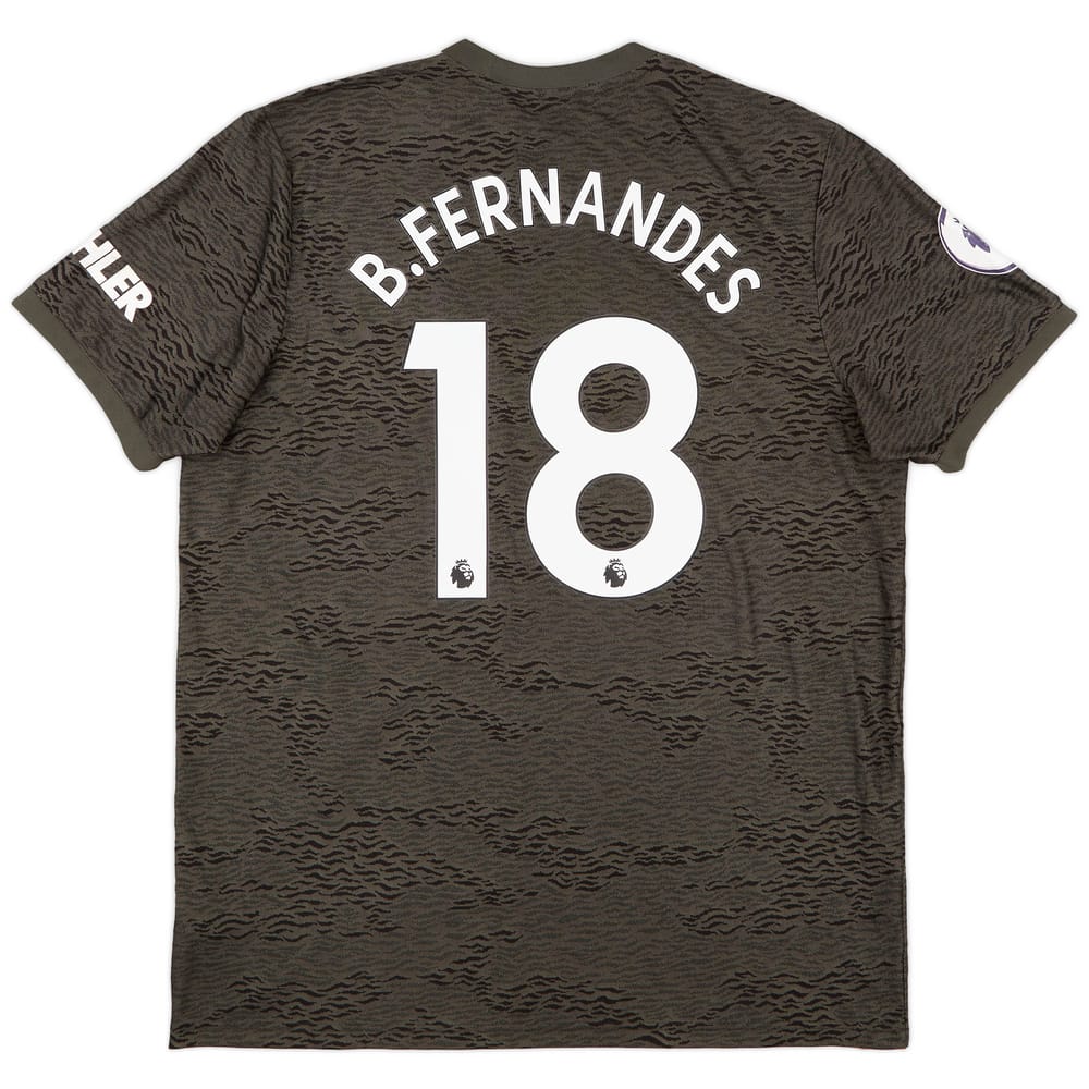 2020-21 Manchester United Away Shirt B.Fernandes #18 - 6/10 - (XL)