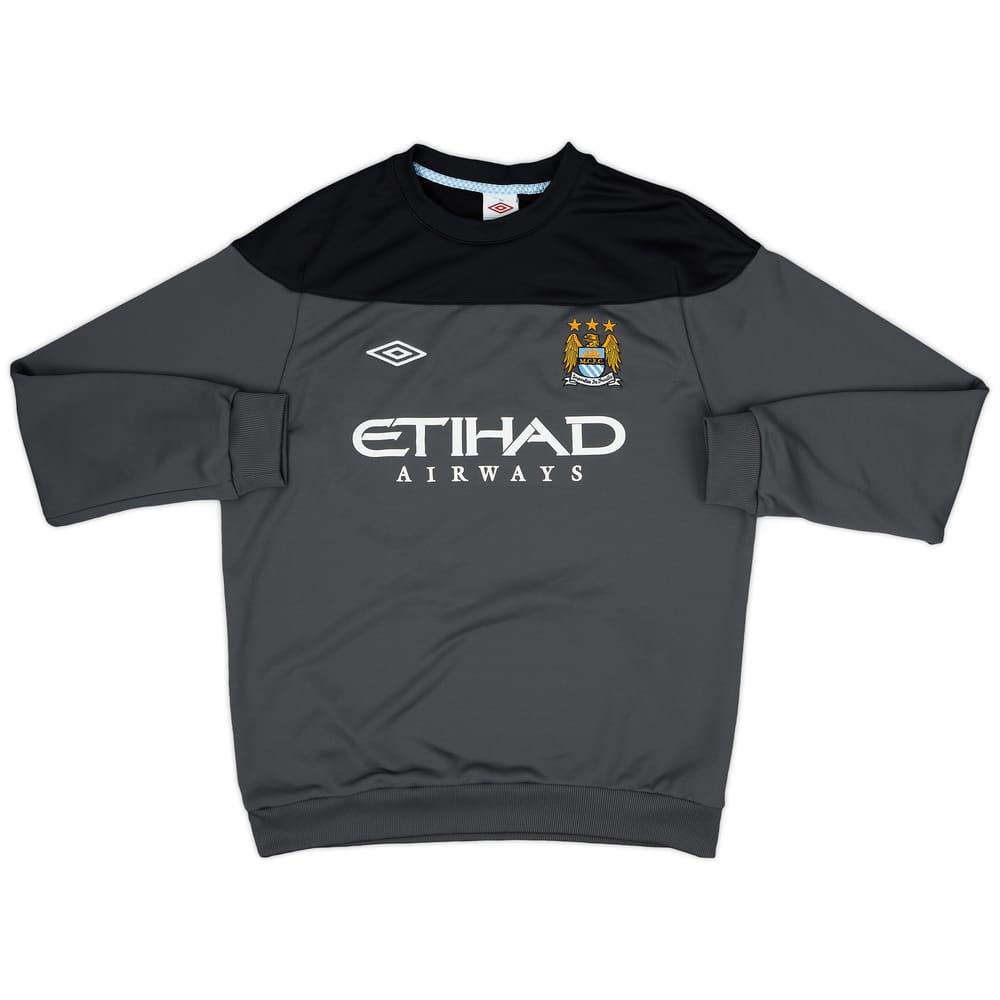 2011-12 Manchester City Umbro Sweat Top - 9/10 - (XL)