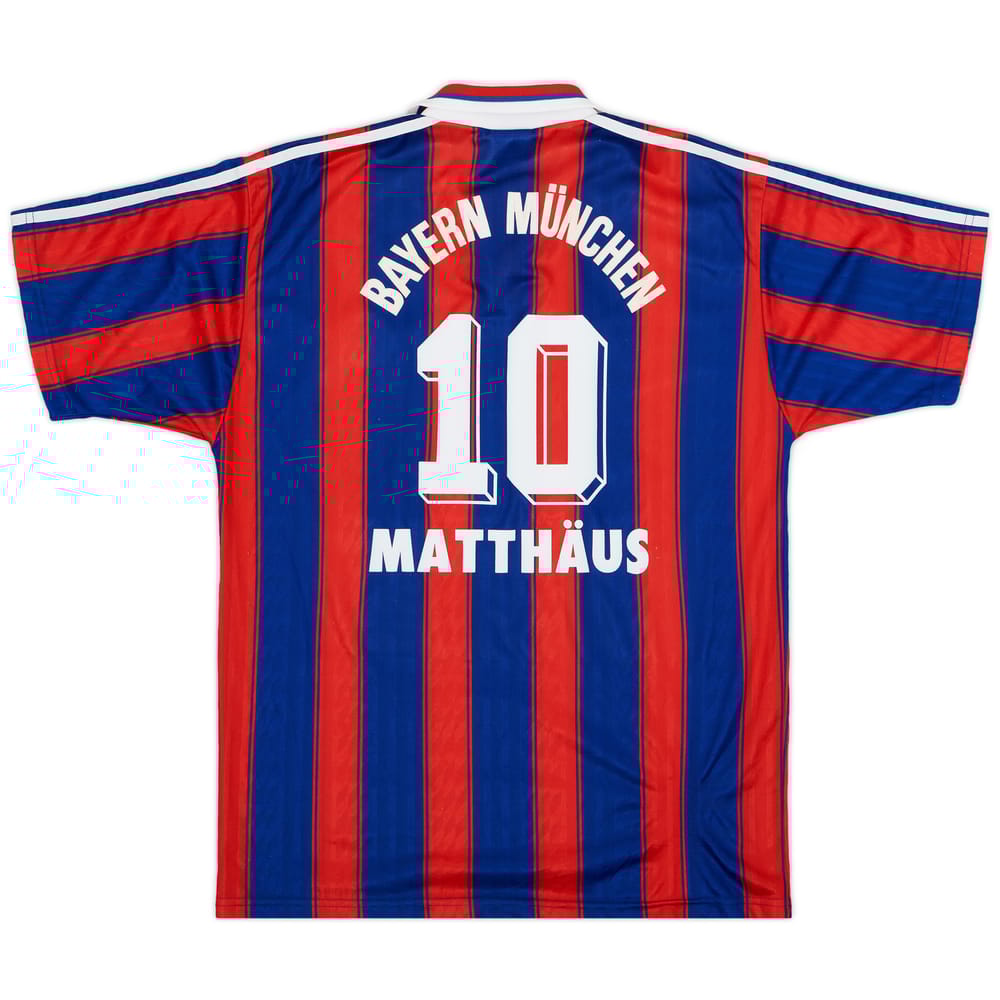 1995-97 Bayern Munich Home Shirt Matthaus #10 - 5/10 - (L)