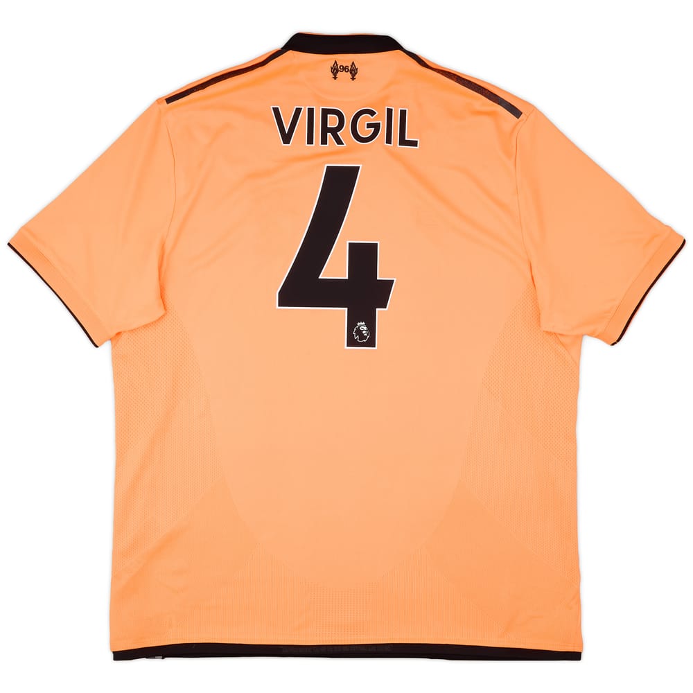 2017-18 Liverpool 125 Years Third Shirt Virgil #4 - 7/10 - (XL)