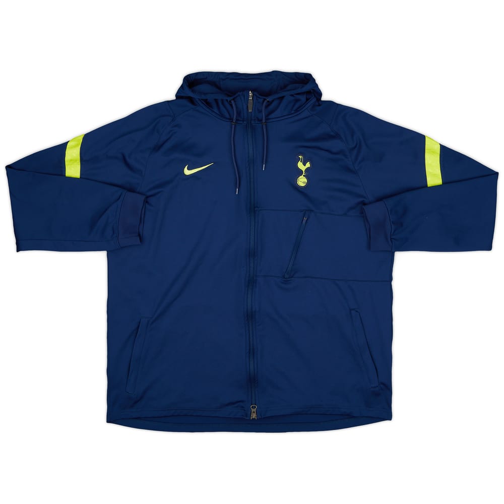 2021-22 Tottenham Nike Hooded Track Jacket - 9/10 - (XL)