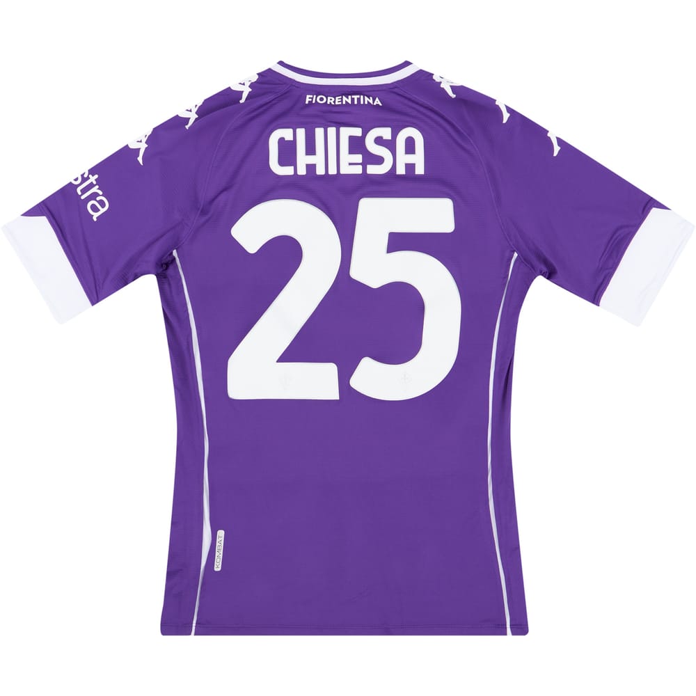 2020-21 Fiorentina Player Issue Home Shirt Chiesa #25