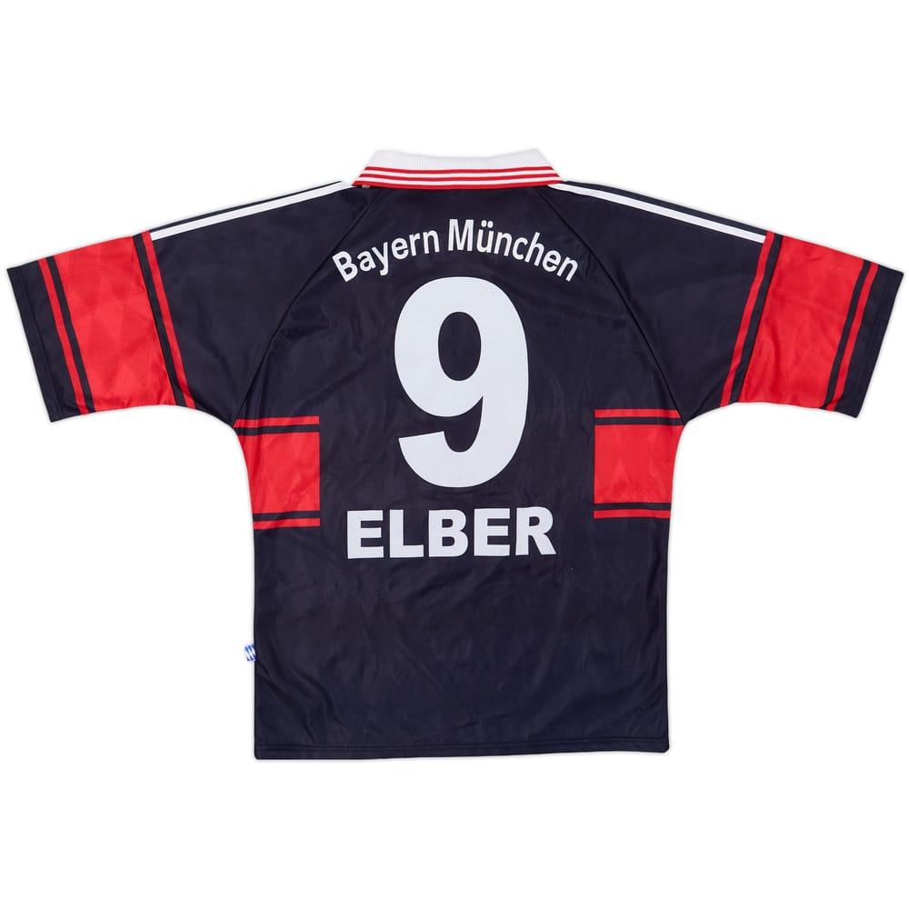 1997-99 Bayern Munich Home Shirt Elber #9 - 6/10 - (M)